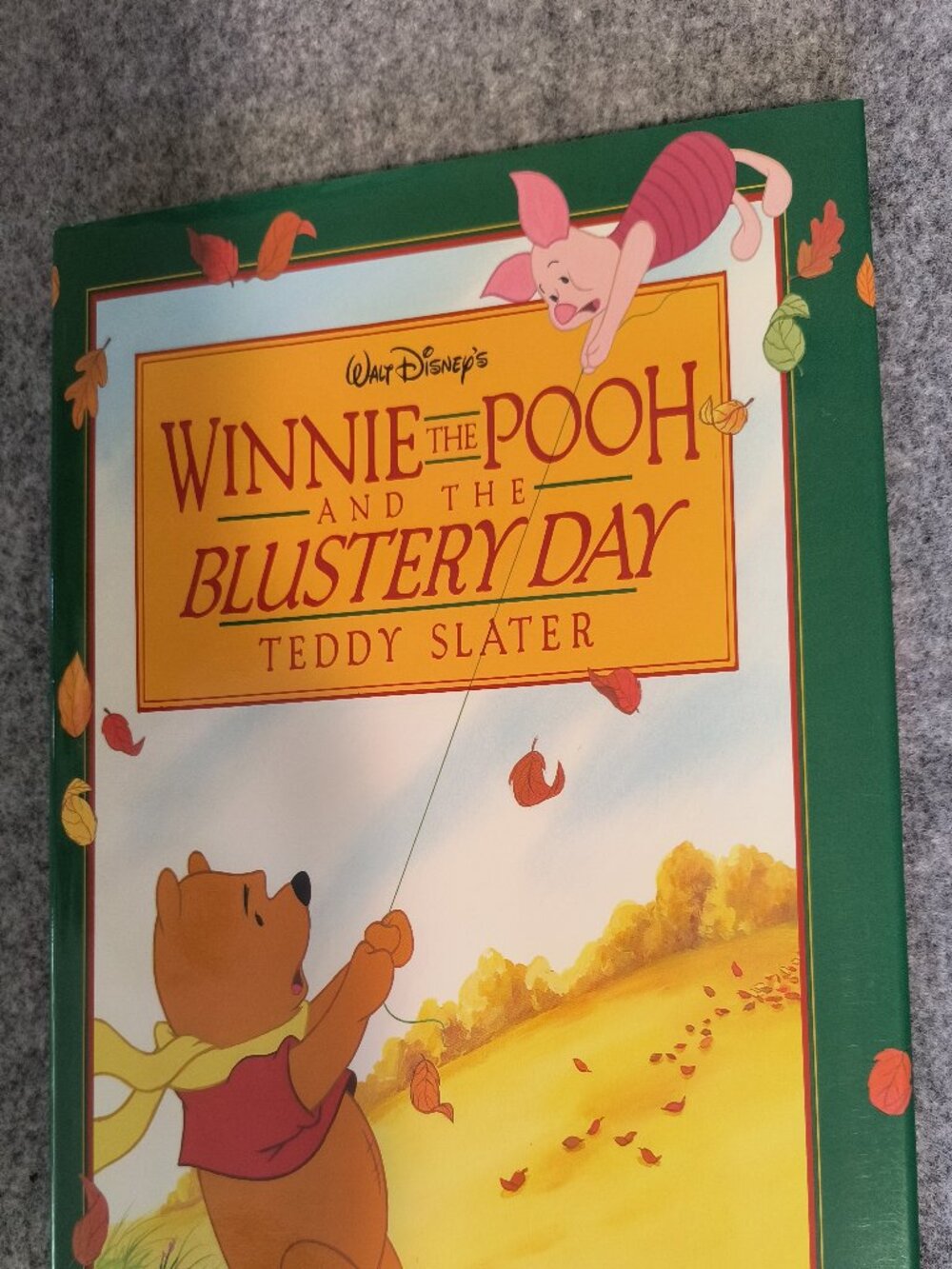 Vintage Winnie The Pooh And The Blustery Day Disney Hardcover Book